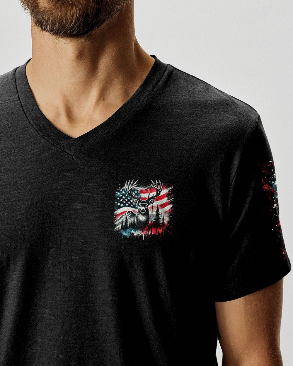 BLISSCORNERS GO HUNTING IN THEIR SEVENTIES DEER ALL OVER PRINT