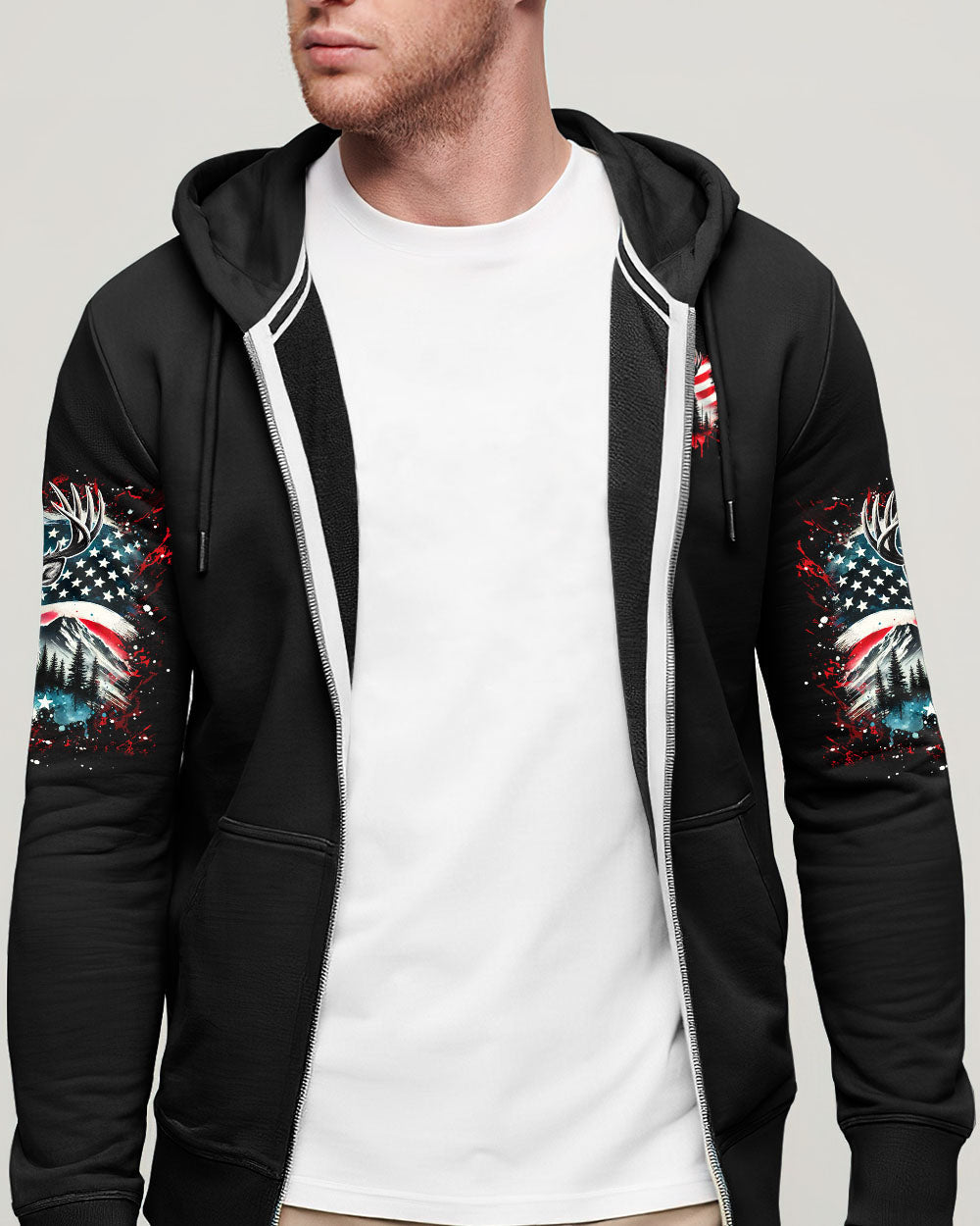 BLISSCORNERS GO HUNTING IN THEIR SEVENTIES DEER ALL OVER PRINT