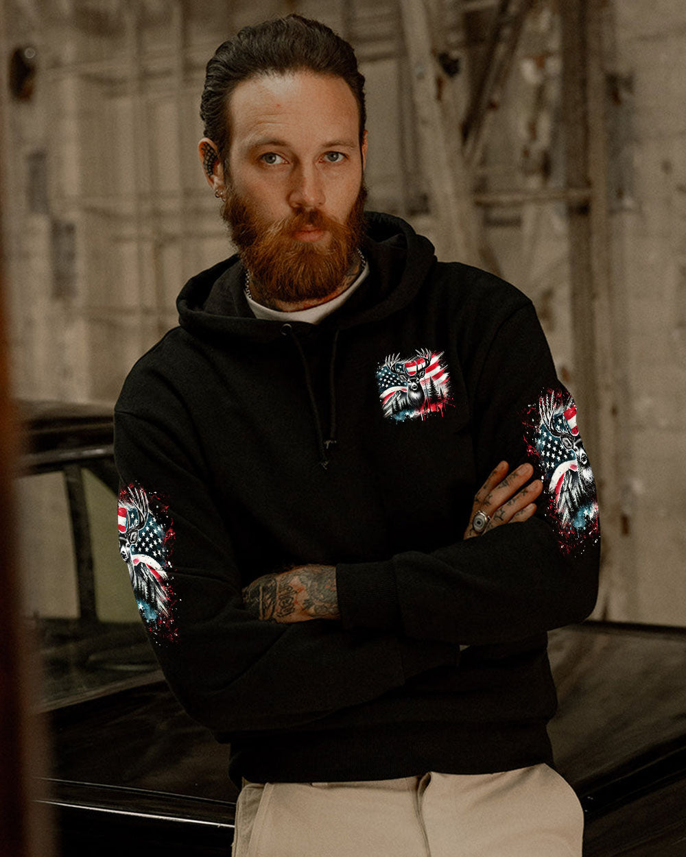 BLISSCORNERS GO HUNTING IN THEIR SEVENTIES DEER ALL OVER PRINT