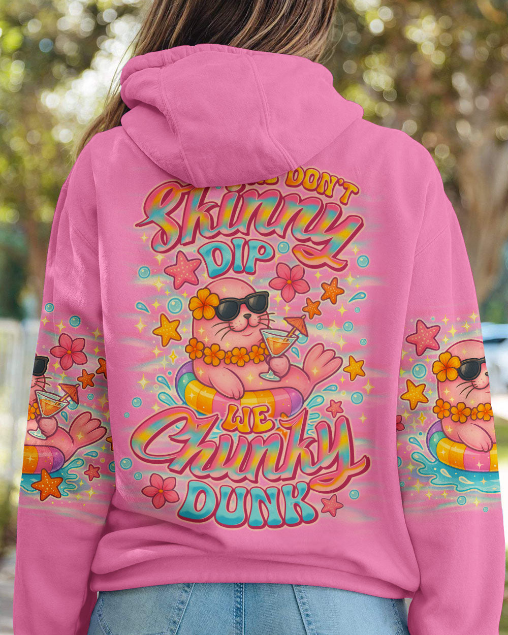 BLISSCORNERS WE DON'T SKINNY DIP SEAL 72 ALL OVER PRINT