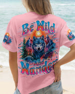 BLISSCORNERS BE WILD AND WANDER WOLF ALL OVER PRINT