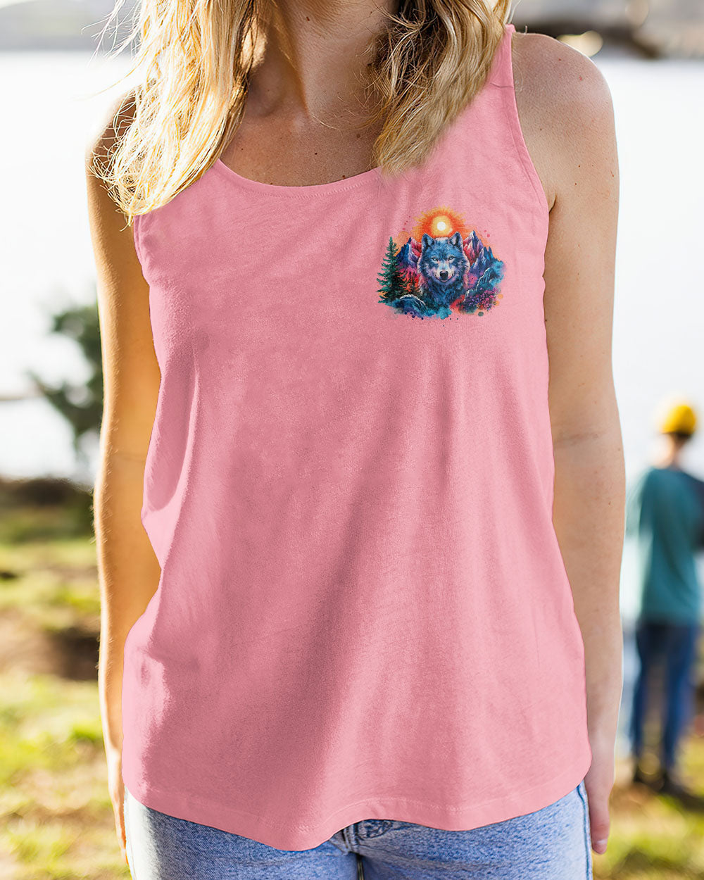 BLISSCORNERS BE WILD AND WANDER WOLF ALL OVER PRINT