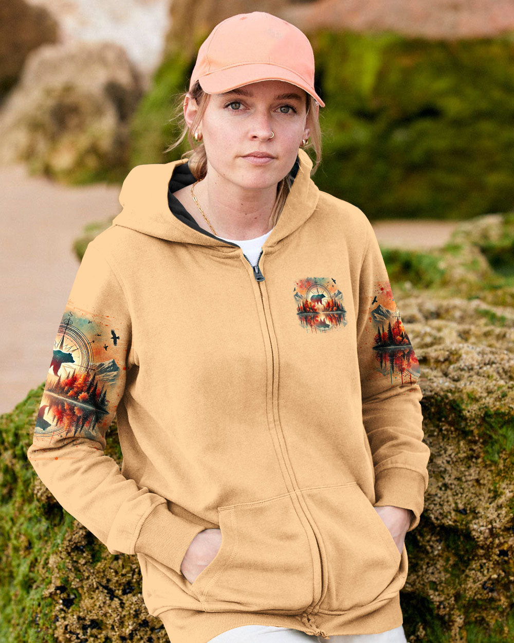 BLISSCORNERS AND INTO THE FOREST I GO BEAR ALL OVER PRINT