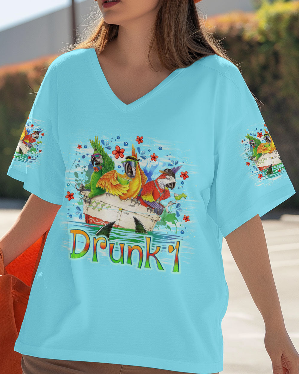 BLISSCORNERS IF LOST OR DRUNK PARROT ALL OVER PRINT