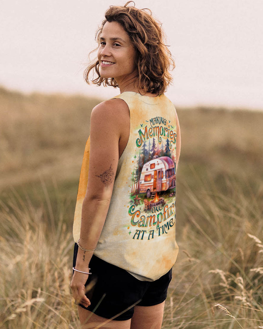 BLISSCORNERS MAKING MEMORIES ONE CAMPFIRE AT A TIME ALL OVER PRINT