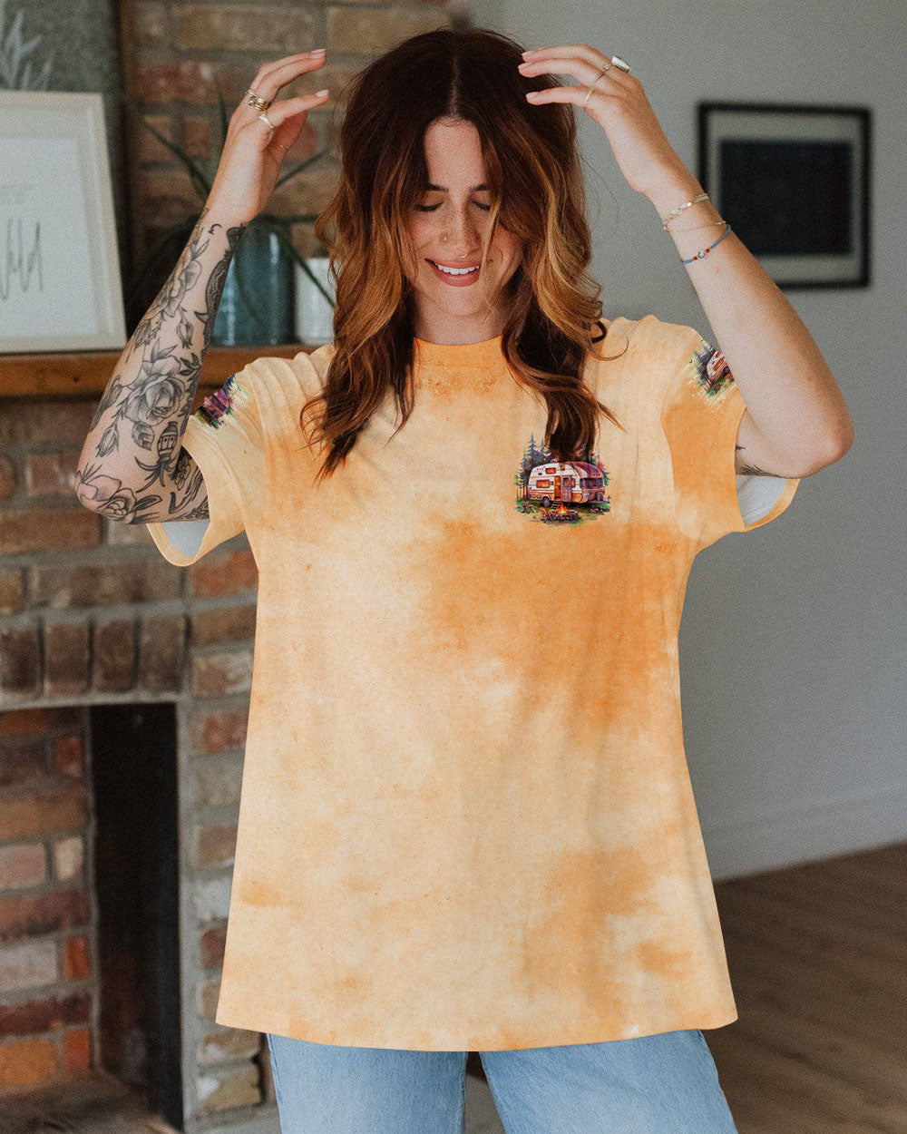 BLISSCORNERS MAKING MEMORIES ONE CAMPFIRE AT A TIME ALL OVER PRINT