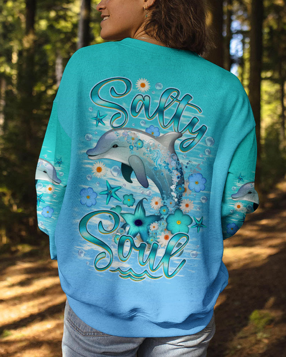 BLISSCORNERS SALTY SOUL DOLPHIN ALL OVER PRINT