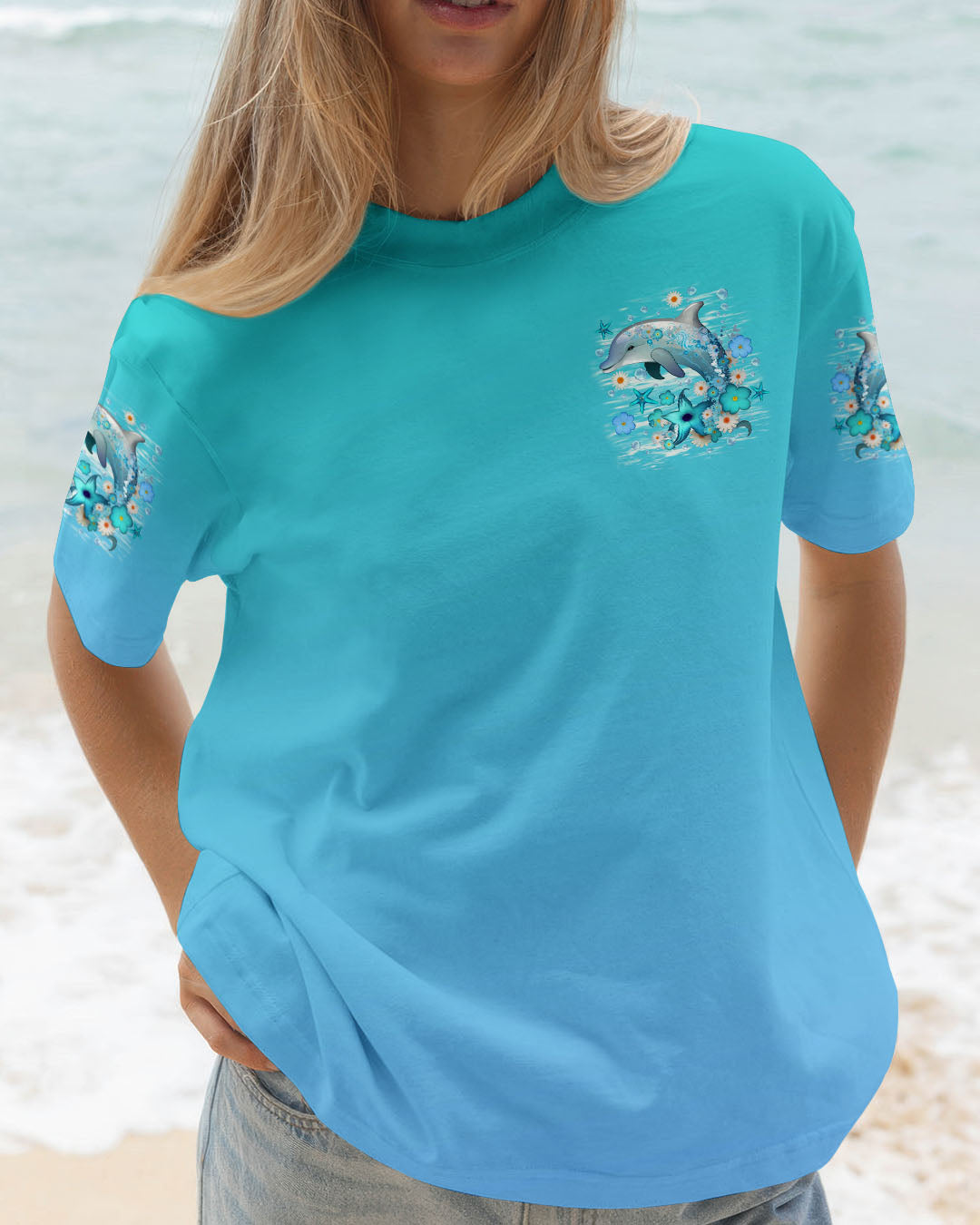 BLISSCORNERS SALTY SOUL DOLPHIN ALL OVER PRINT
