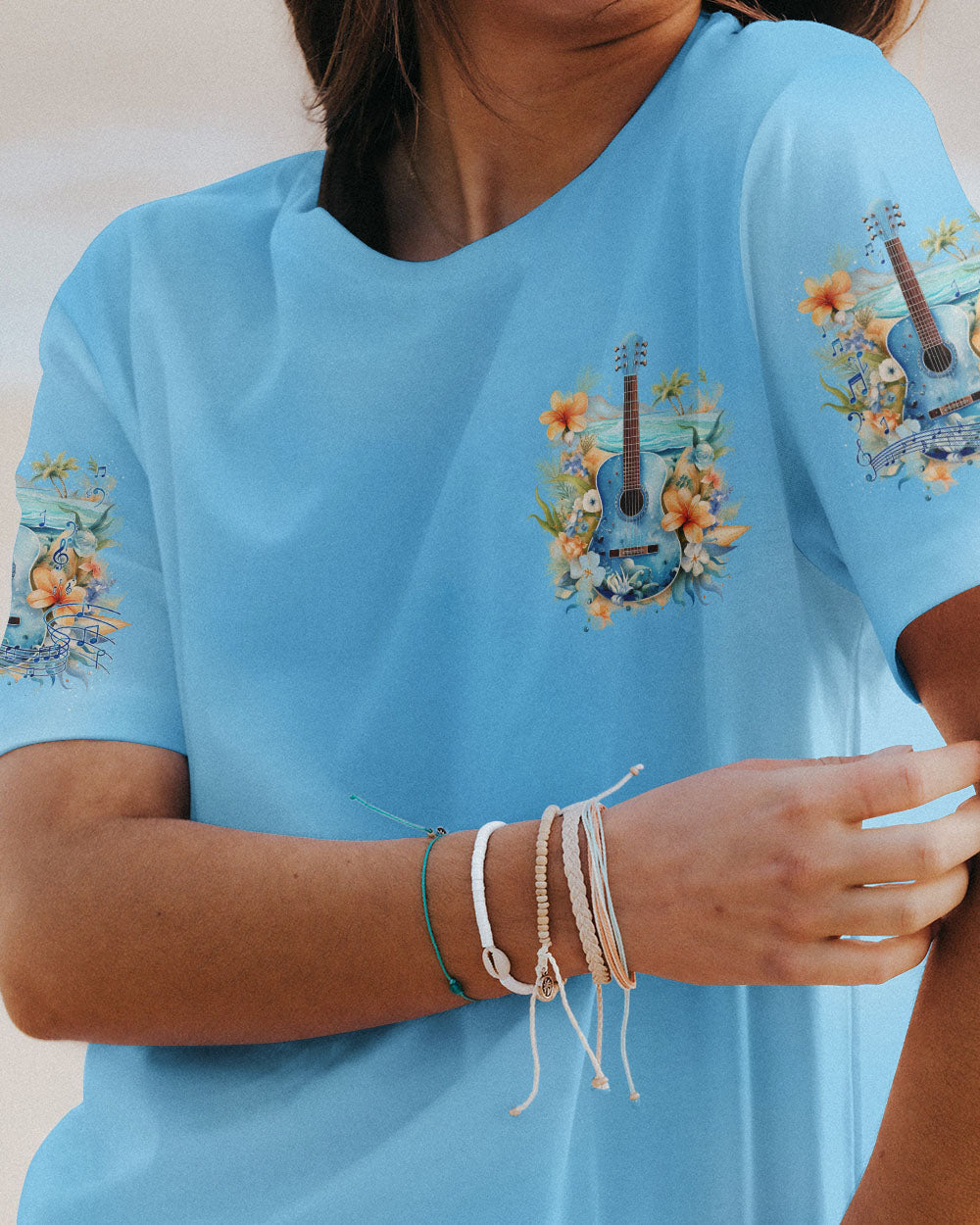 BLISSCORNERS FIND ME WHERE THE MUSIC MEETS THE OCEAN ALL OVER PRINT