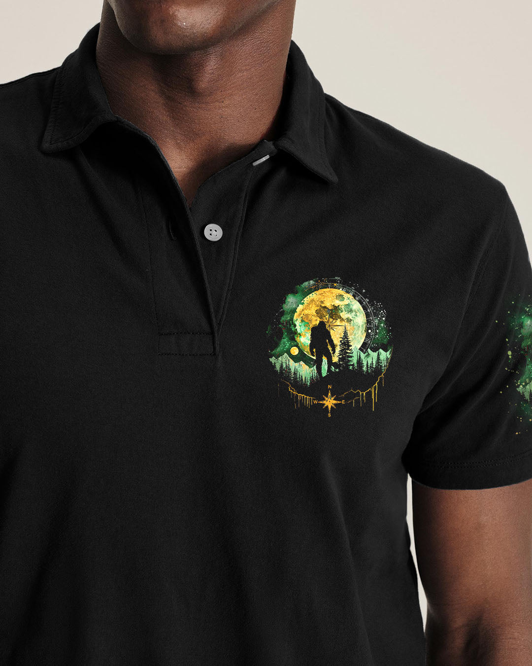 BLISSCORNERS HELLO DARKNESS MY OLD FRIEND BIGFOOT ALL OVER PRINT - TLNO2910252