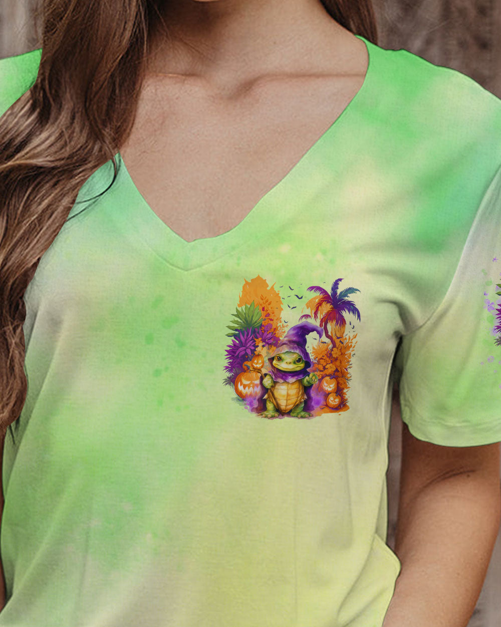 BLISSCORNERS I AM A SEA WITCH TURTLE HALLOWEEN ALL OVER PRINT