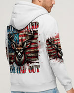 BLISSCORNERS BUCK AROUND AND FIND OUT DEER HUNTING ALL OVER PRINT