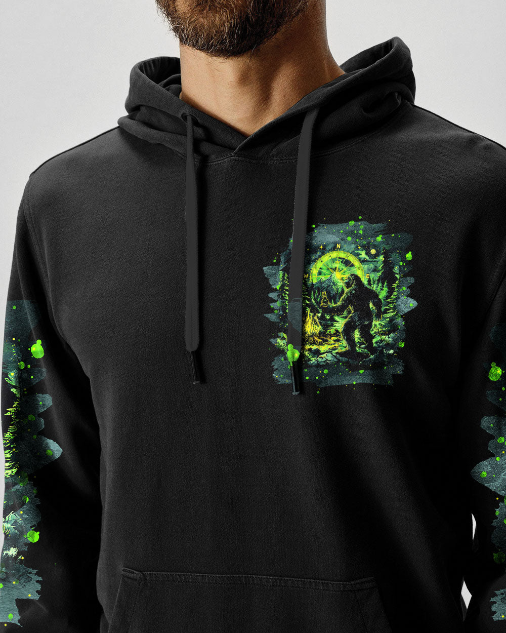 BLISSCORNERS I PARTY WITH SASQUATCH BIGFOOT ALL OVER PRINT