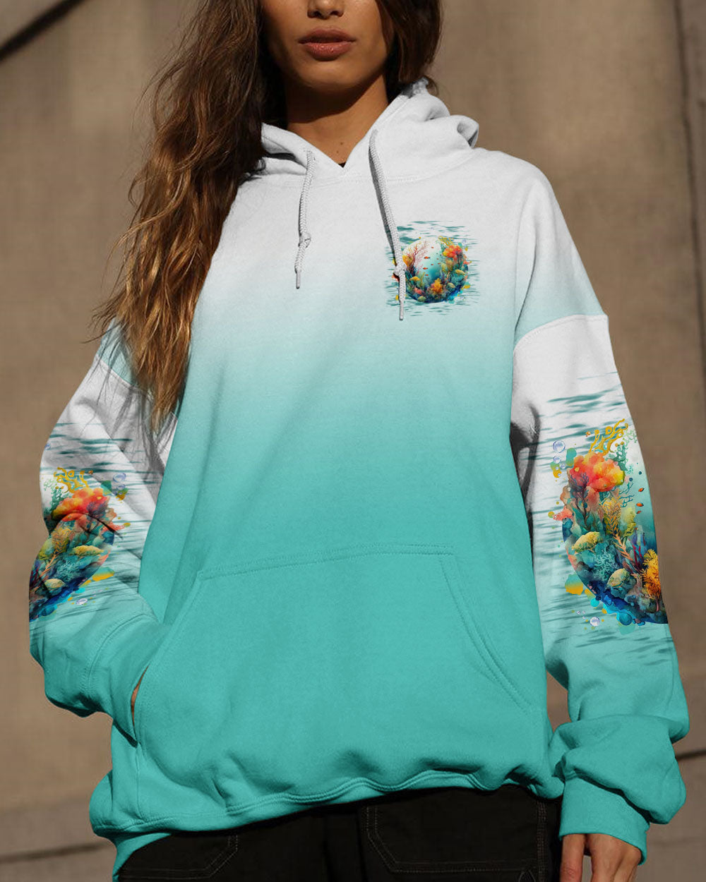 BLISSCORNERS SALTWATER HEALS EVERYTHING ALL OVER PRINT