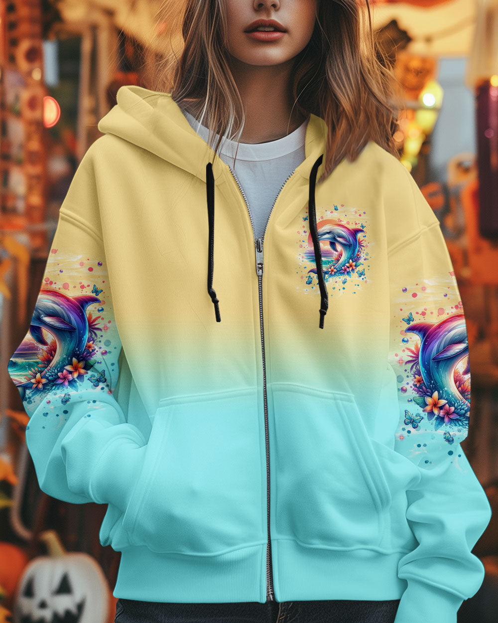 BLISSCORNERS SALTY SOUL DOLPHIN ALL OVER PRINT