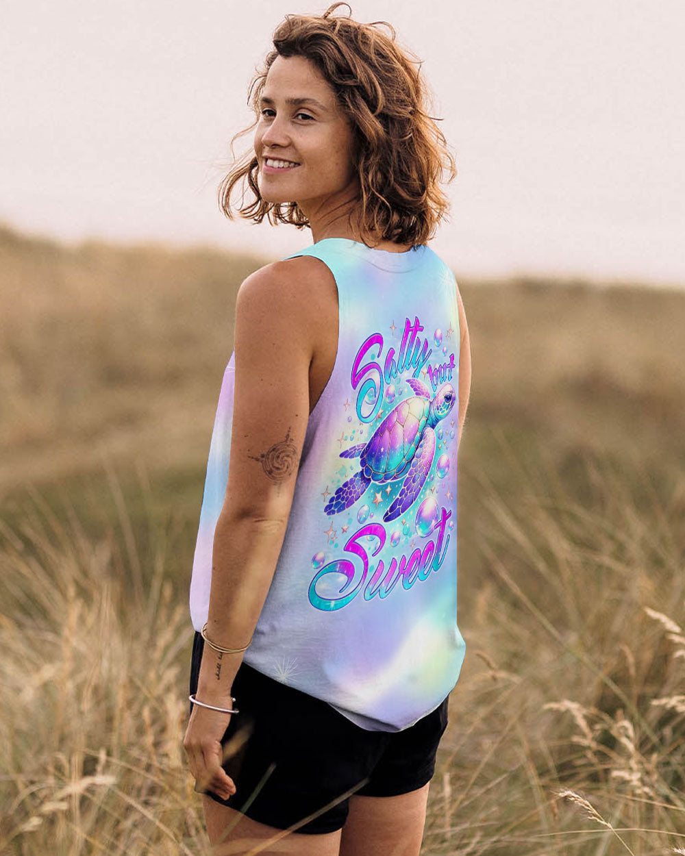 BLISSCORNERS SALTY BUT SWEET TURTLE ALL OVER PRINT