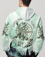 BLISSCORNERS LET'S FIND SOME PLACE TO GET LOST DEER ALL OVER PRINT