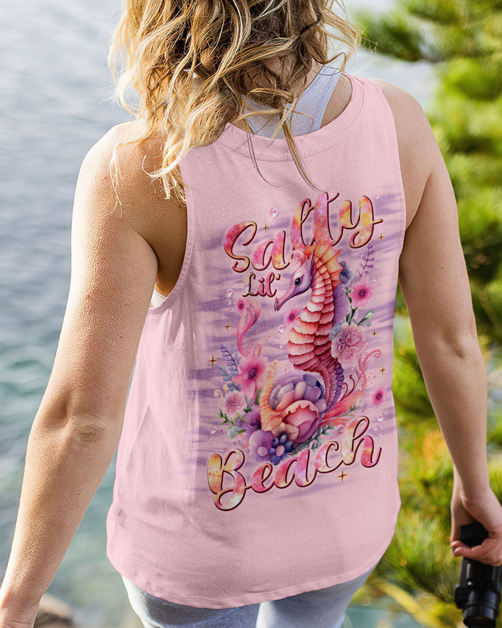 BLISSCORNERS SALTY LIL' BEACH SEAHORSE ALL OVER PRINT