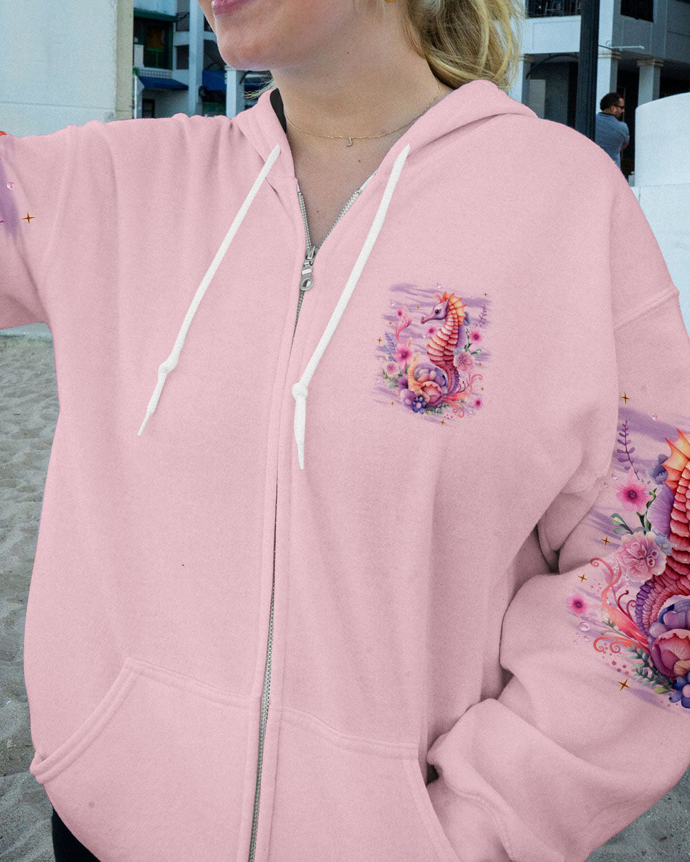 BLISSCORNERS SALTY LIL' BEACH SEAHORSE ALL OVER PRINT