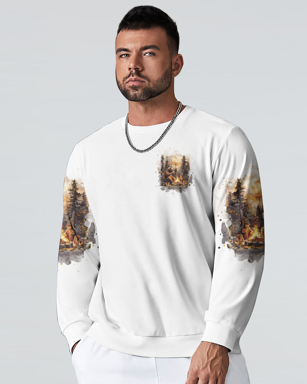 BLISSCORNERS MAKING MEMORIES ONE CAMPFIRE AT A TIME BEAR ALL OVER PRINT