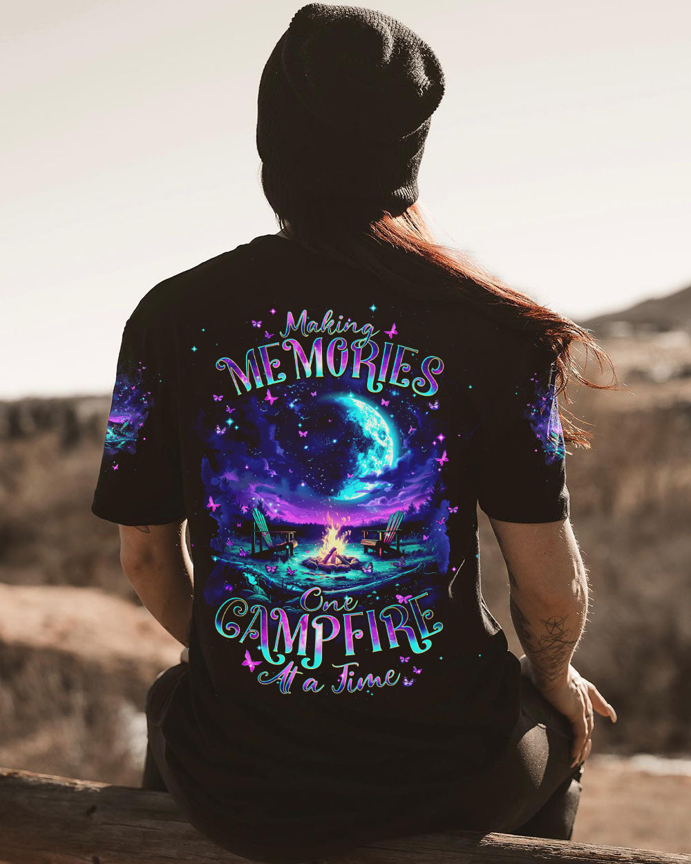 BLISSCORNERS MAKING MEMORIES ONE CAMPFIRE AT A TIME ALL OVER PRINT