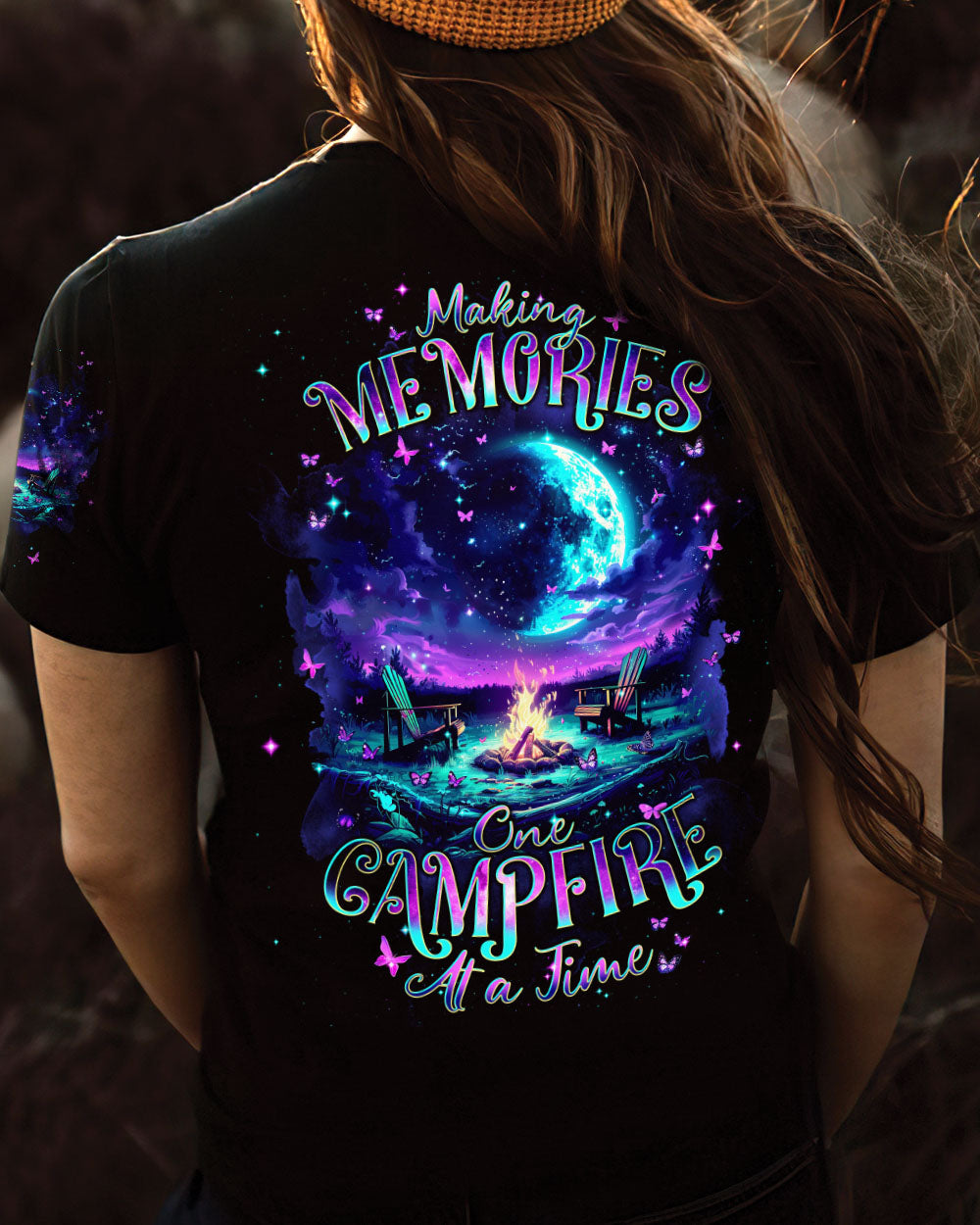 BLISSCORNERS MAKING MEMORIES ONE CAMPFIRE AT A TIME ALL OVER PRINT