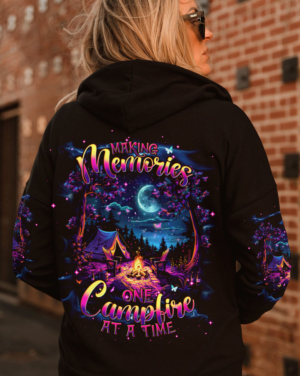BLISSCORNERS MAKING MEMORIES ONE CAMPFIRE AT A TIME ALL OVER PRINT