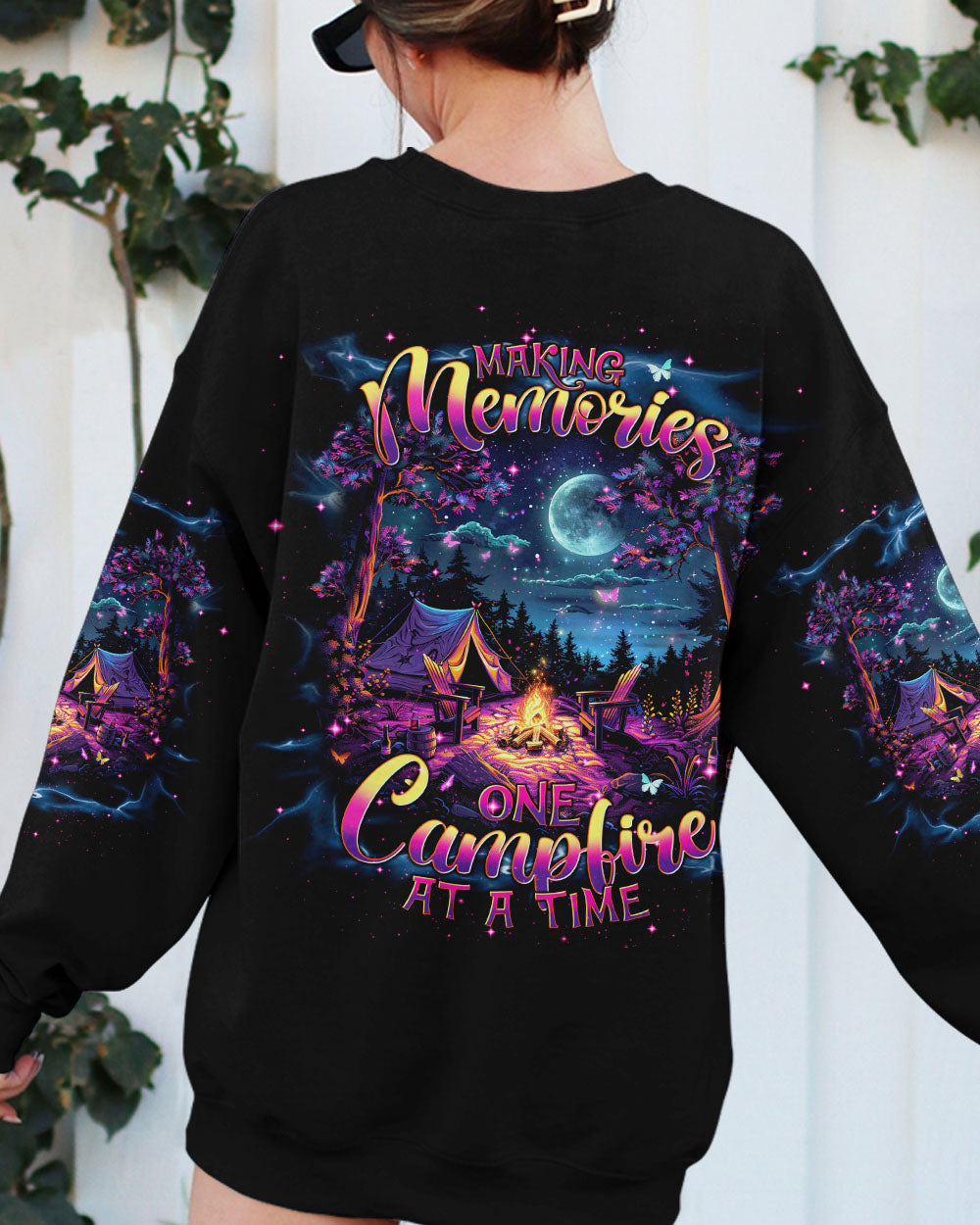 BLISSCORNERS MAKING MEMORIES ONE CAMPFIRE AT A TIME ALL OVER PRINT