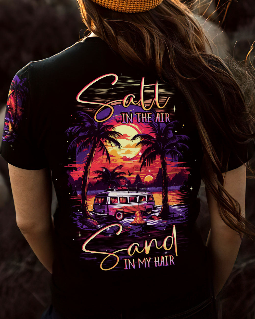 BLISSCORNERS SALT IN THE AIR SAND IN MY HAIR ALL OVER PRINT