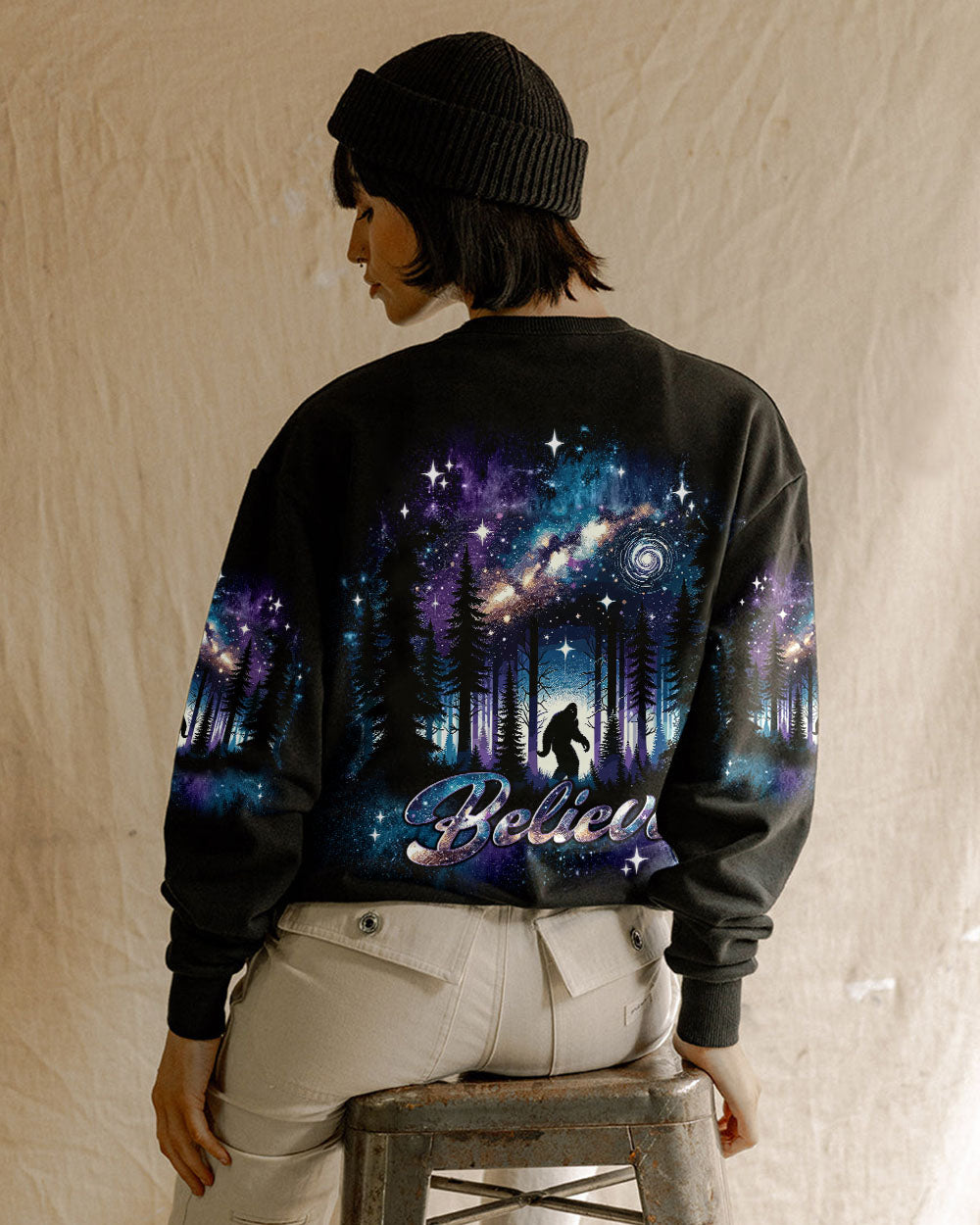 BLISSCORNERS (HOT DEAL) BELIEVE BIGFOOT ALL OVER PRINT
