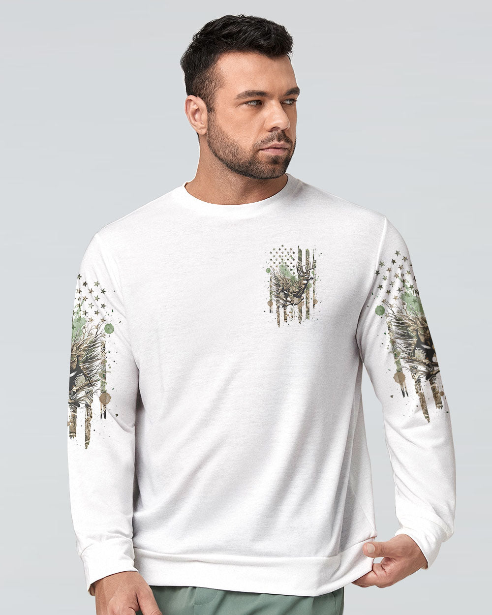 BLISSCORNERS THE CLOSER I GET TO NATURE DEER HUNTING ALL OVER PRINT