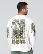 BLISSCORNERS THE CLOSER I GET TO NATURE DEER HUNTING ALL OVER PRINT