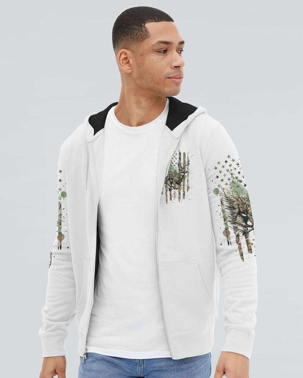 BLISSCORNERS THE CLOSER I GET TO NATURE DEER HUNTING ALL OVER PRINT