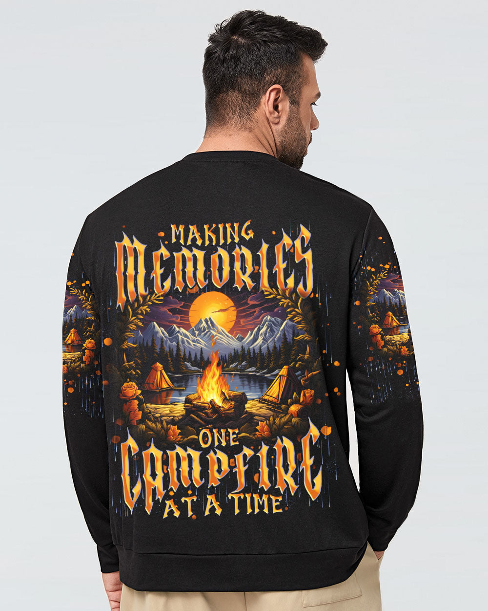 BLISSCORNERS MAKING MEMORIES ONE CAMPFIRE AT A TIME ALL OVER PRINT