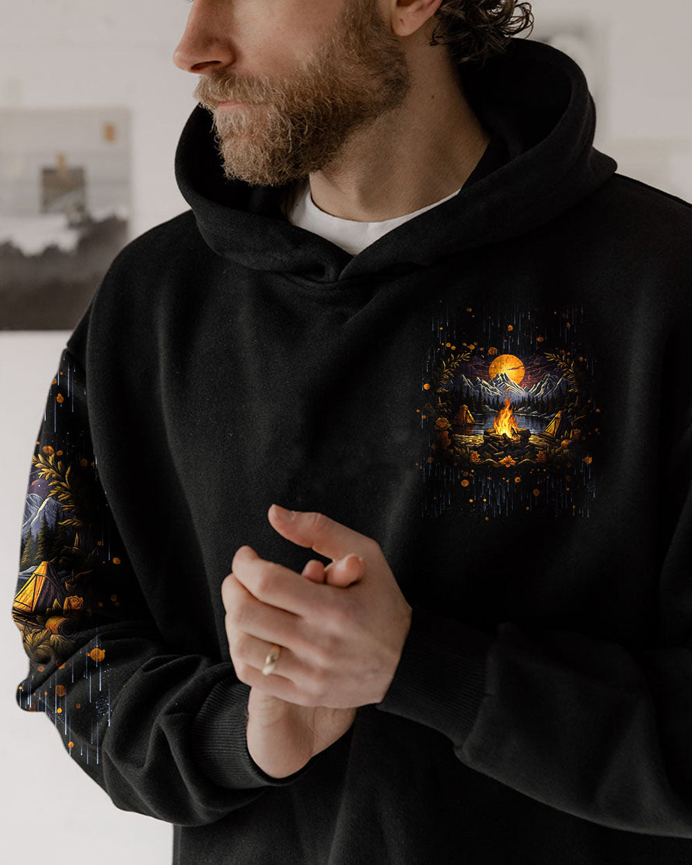BLISSCORNERS MAKING MEMORIES ONE CAMPFIRE AT A TIME ALL OVER PRINT