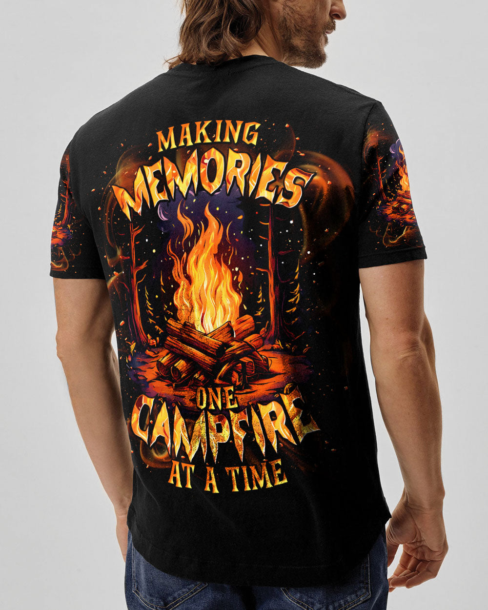 BLISSCORNERS MAKING MEMORIES ONE CAMPFIRE AT A TIME ALL OVER PRINT