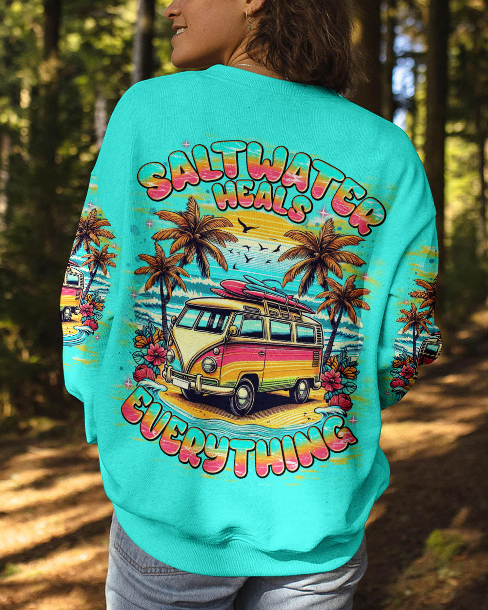 BLISSCORNERS SALTWATER HEALS EVERYTHING ALL OVER PRINT