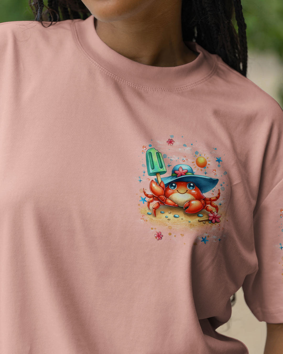 BLISSCORNERS IF CRABBY PLEASE RETURN TO BEACH ALL OVER PRINT
