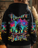 BLISSCORNERS (HOT DEAL) THE CLOSER I GET TO NATURE COLORFUL BIGFOOT ALL OVER PRINT -TLNT1211244