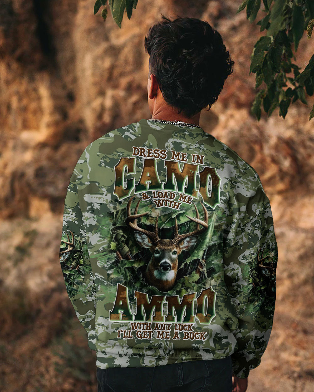 BLISSCORNERS DRESS ME IN CAMO HUNTING ALL OVER PRINT