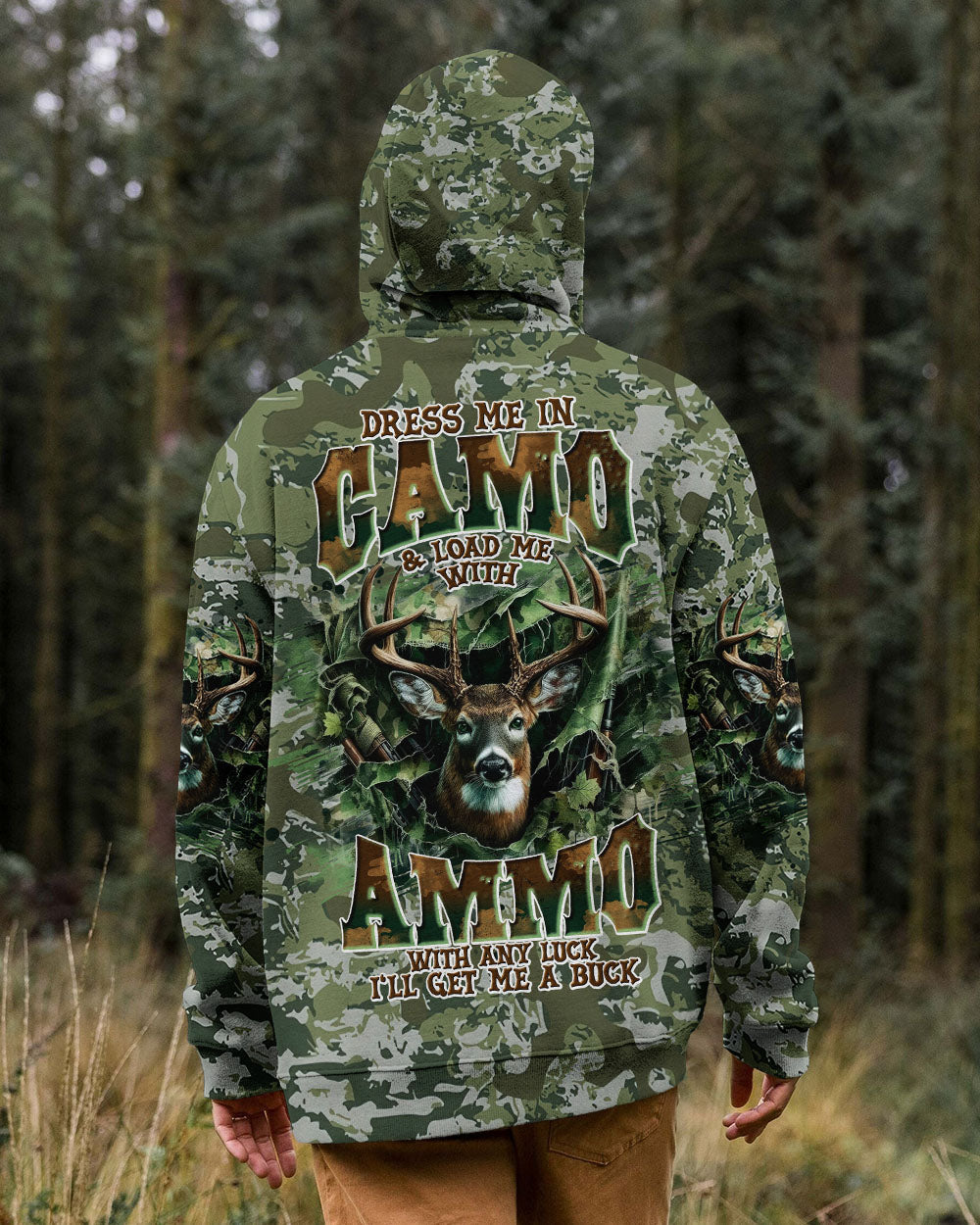 BLISSCORNERS DRESS ME IN CAMO HUNTING ALL OVER PRINT