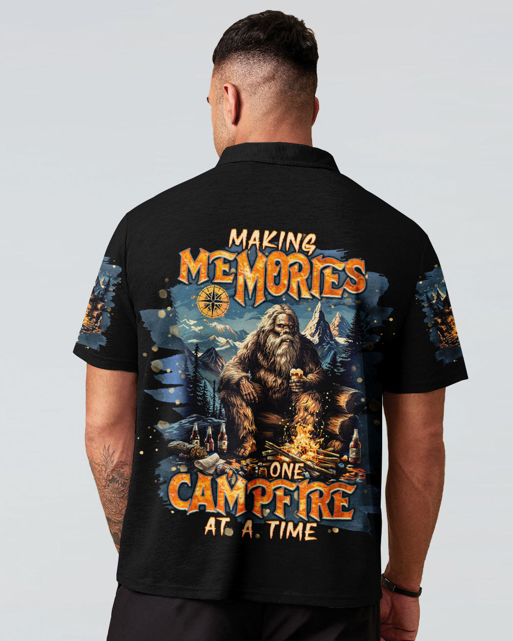 BLISSCORNERS MAKING MEMORIES ONE CAMPFIRE AT A TIME BIGFOOT ALL OVER PRINT