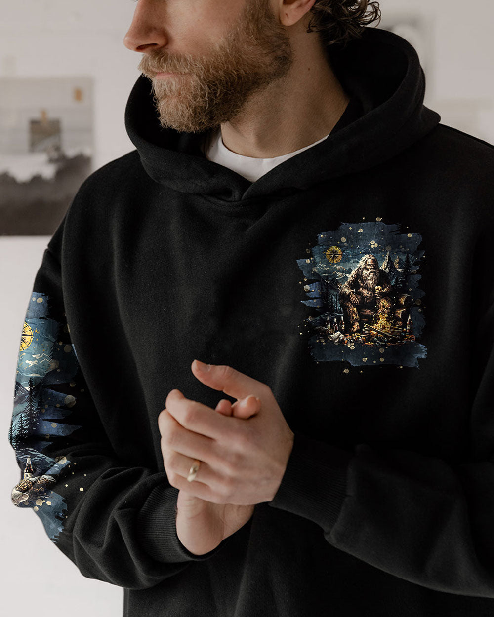 BLISSCORNERS MAKING MEMORIES ONE CAMPFIRE AT A TIME BIGFOOT ALL OVER PRINT