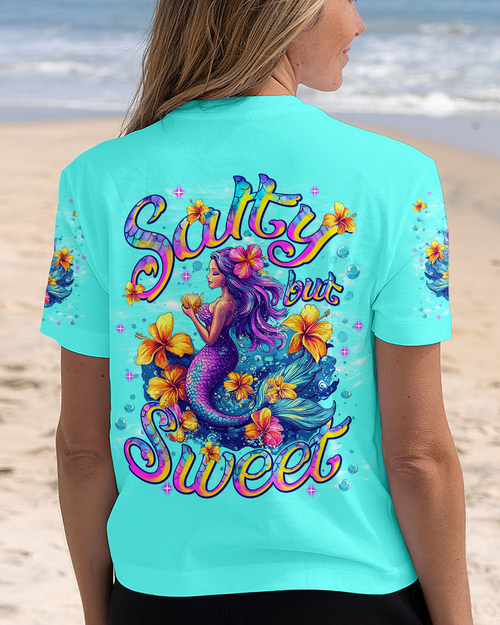 BLISSCORNERS SALTY BUT SWEET MERMAID ALL OVER PRINT