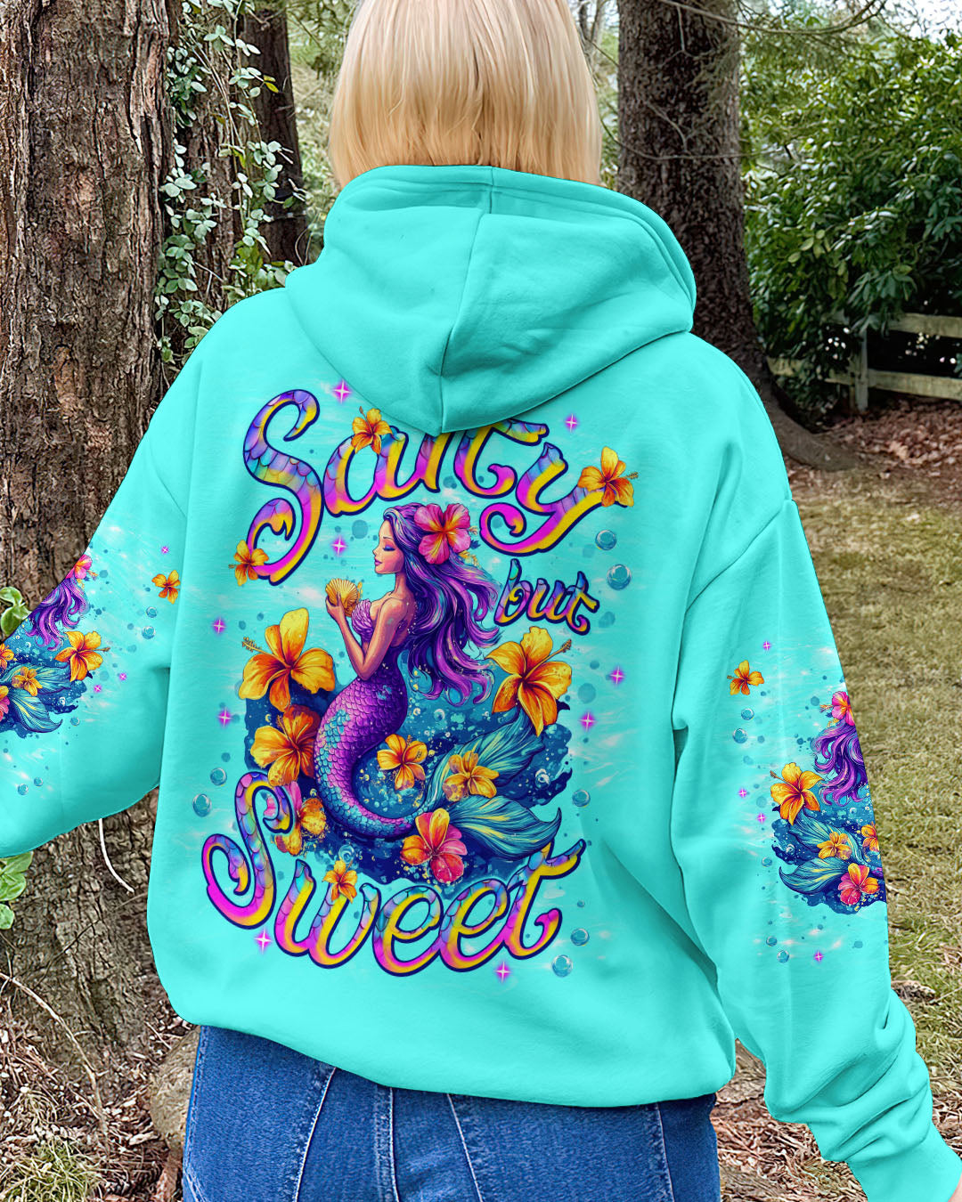 BLISSCORNERS SALTY BUT SWEET MERMAID ALL OVER PRINT