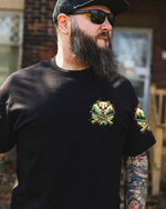 BLISSCORNERS NO BRAGGING UNTIL YOU'RE DRAGGING DEER HUNTING ALL OVER PRINT