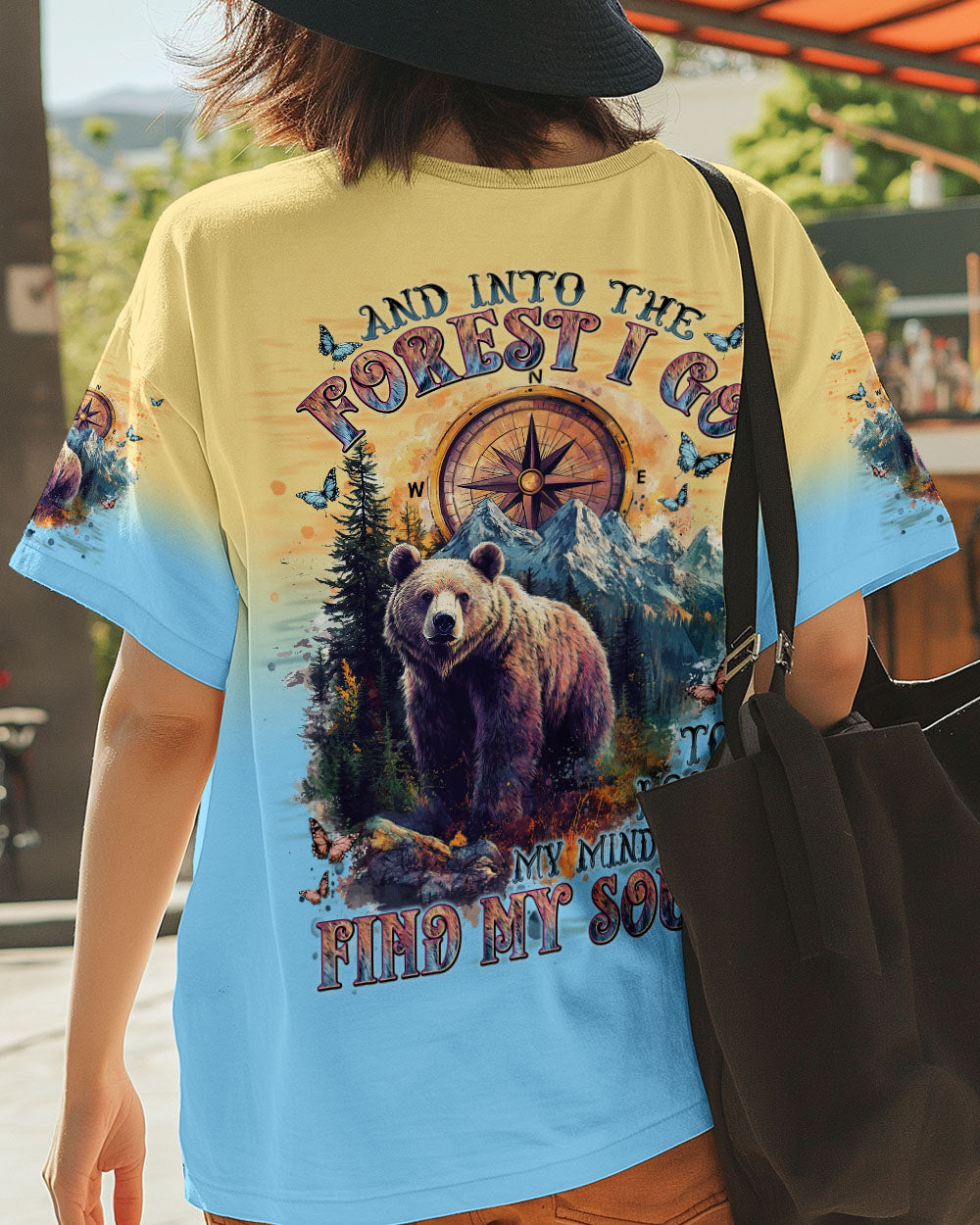 BLISSCORNERS AND INTO THE FOREST I GO BEAR ALL OVER PRINT