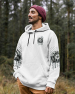 BLISSCORNERS BORN TO EXPLORE DESTINED TO BE WILD COMPASS ALL OVER PRINT