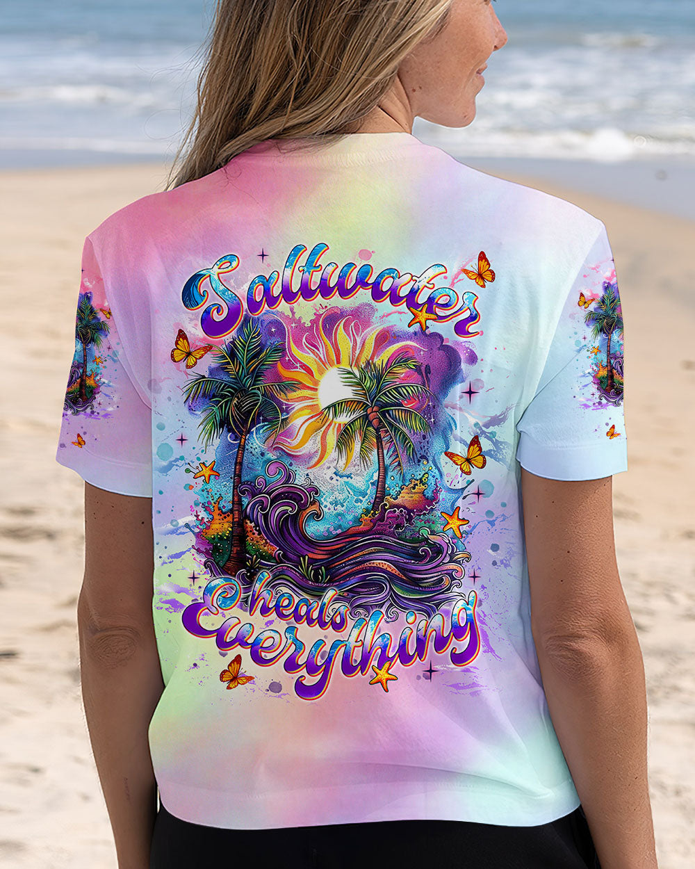 BLISSCORNERS SALTWATER HEALS EVERYTHING ALL OVER PRINT