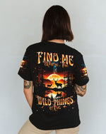 BLISSCORNERS FIND ME WHERE THE WILD THINGS ARE DEER HUNTING NATURE ALL OVER PRINT